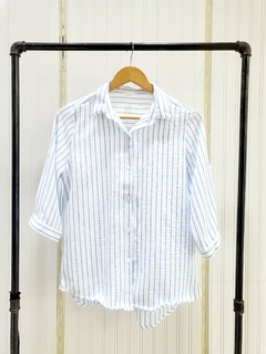 CAMISA RAYADA LINAN (RAYA FINA) en internet