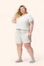 Pijama Bermuda e Camiseta Manga Curta Plus Size Loungewear - comprar online