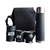 Set Negro mate de acero