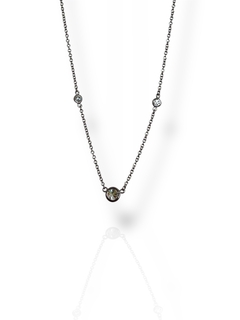 Collar de plata con cubic 925