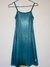 Vestido turquesa con brillos