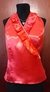 Camisa roja de raso