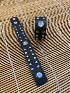 Pulsera Cuero Cristal - comprar online