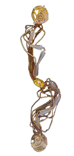 Escultura MUNDI Cristauxs Gold