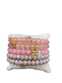 Kit Pulseiras Cristaux - KELBADELUXE