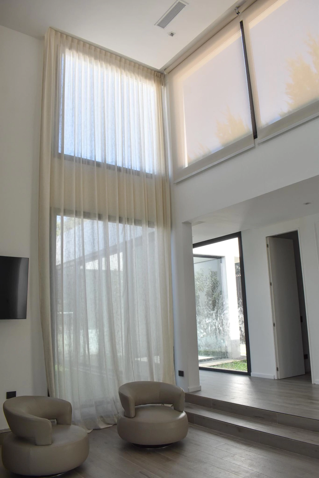 Living Cortinas en altura Motorizadas