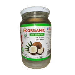 Aceite de coco extra virgen 360ml MK ORGANIC