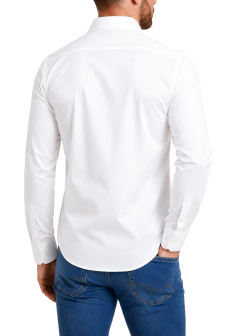 Camisa clásica elastizada blanca en internet