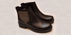 Bota de Cuero Negra Gravagna