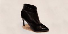 Bota de Cuero Negra Gravagna - comprar online