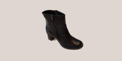 Bota de Cuero caña 3/4 Negra Gravagna - comprar online