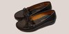 Mocasin de Cuero Negro Gravagna