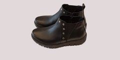 Bota de Cuero Negra Gravagna