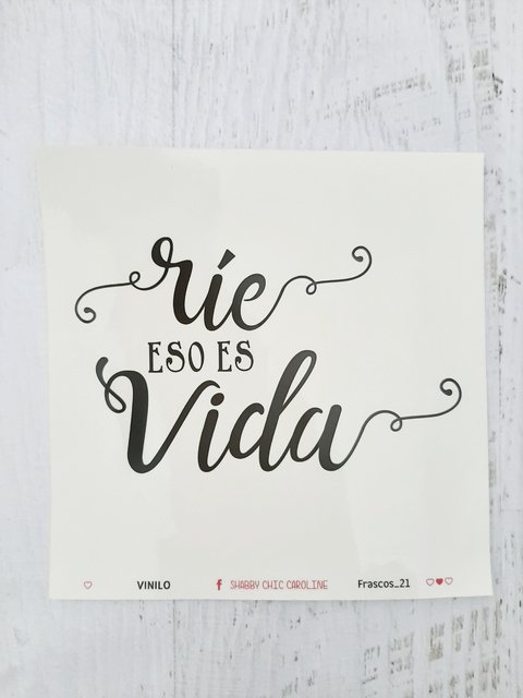 VINILO FRASCOS 21