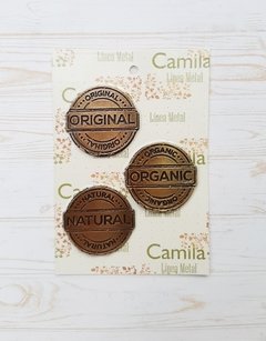 CHAPAS CIRCULAR X3 NATURAL