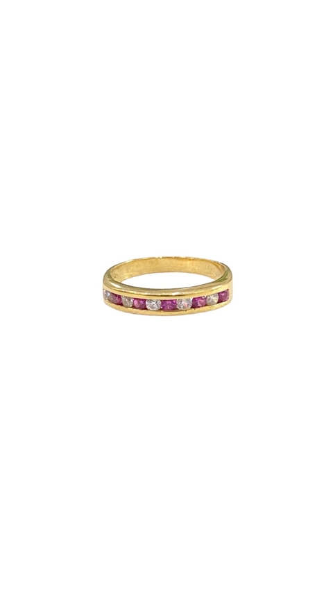 Anillo De Oro con Cubic