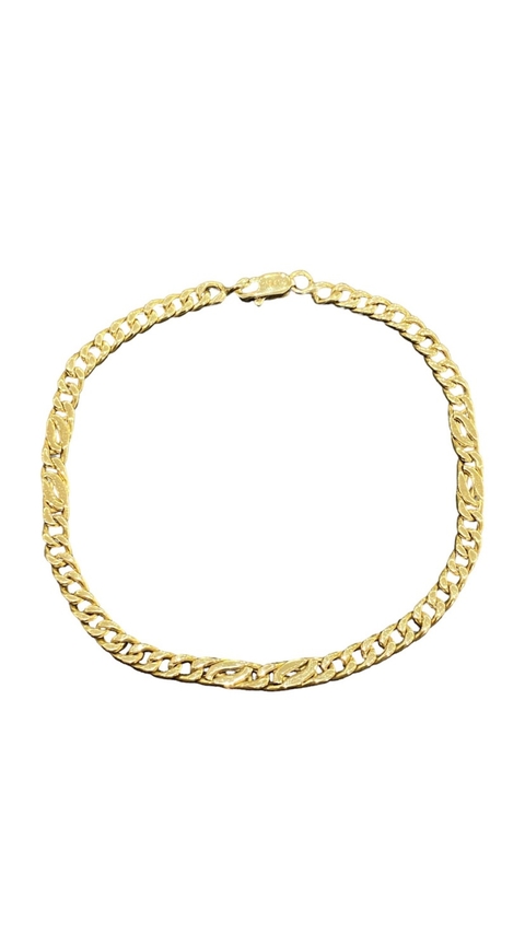Pulsera de Oro Combinada