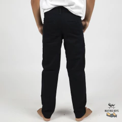 PANTALON CORTE CHINO NEGRO - comprar online