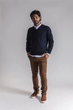 SWEATER HILO ESCOTE V (CONSULTAR STOCK POR WHATSAPP) - comprar online