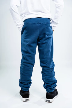 jOGGING RELAXED ALGODON C/ FRISA AZUL - tienda online