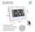 Reloj digital de pared con alarma - comprar online