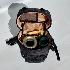 Mochila Matera Jujuy Matelase negro - comprar online