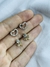 Aritos con strass acero dorado en internet