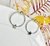 Aros Stars acero blanco
