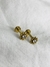 Piercing florcitas acero dorado