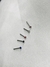 Piercing para la nariz palito con strass