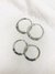Argollas Bali Plata 925 - comprar online