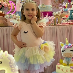 Vestido Tutu Manga Babadinho Ref.:LM52 na internet
