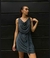 Vestido GLAM lurex con lazo