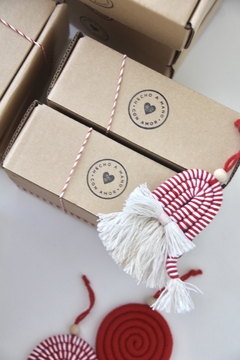 Set Navideño Macramé x5u.