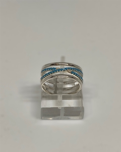 ANILLO PLATA CON CUBIC