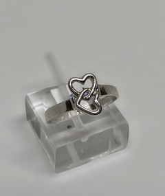 ANILLO CORAZON DOBLE - comprar online