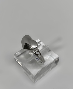 ANILLO CORAZON CURVO - comprar online