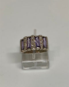 ANILLO PLATA Y PIEDRA