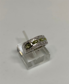 ANILLO PLATA Y PIEDRAS - comprar online
