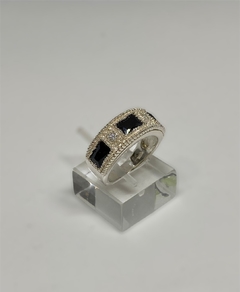 Imagen de ANILLO DE PLATA CON CUBICS