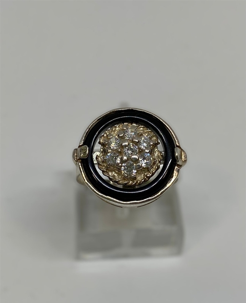 ANILLO PLATA Y CUBICS