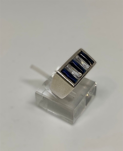 ANILLO PLATA Y CUBIC - comprar online