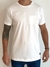 REMERA LISA EFECTO UNO CON BOLSILLO WHITE