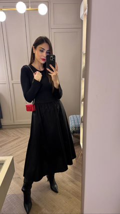 Vestido tricoline