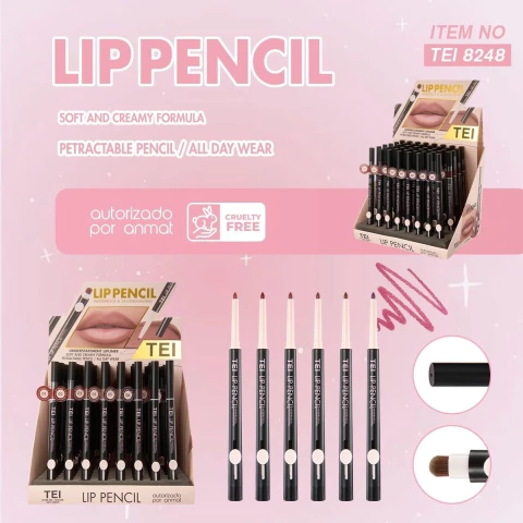 Delineador De Labio Retractil Con Pincel Tei - comprar online