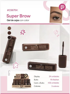 Gel de cejas Color Súper brow Pink21 #CS6704 - comprar online