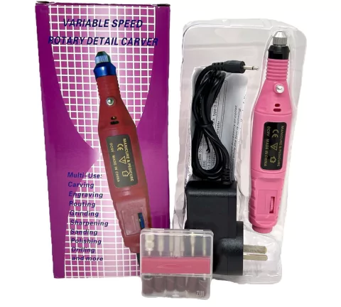 Torno para uñas principiante con cargador