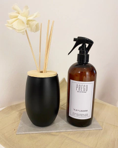 Difusor Black mate (Envase de vidrio + botella para llenarlo)