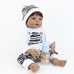 Bebê Reborn Negro Corpo Silicone Pronta Entrega Lançamento - loja online