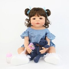 Boneca Bebê Reborn Corpo Inteiro Em Silicone Pronta Entrega na internet